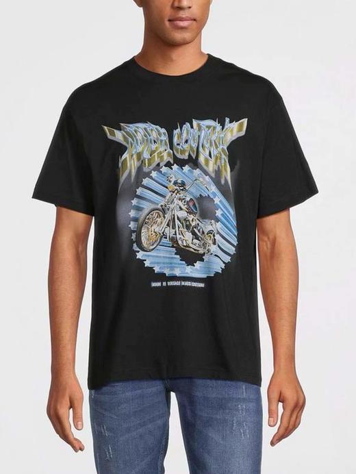 【超惠秒】Versace 范思哲 男士哈雷印花百搭全棉短袖 T恤11887 商品图9