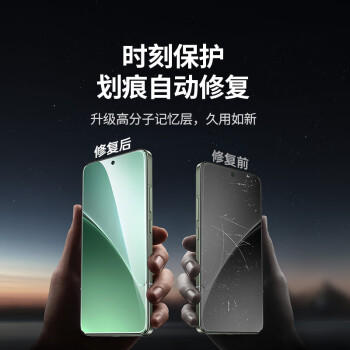 绿联【超声波秒解】适用小米15Pro/S Pro/Ultra手机膜钢化软膜14pro/ultra通用非钢化隐形曲面保护膜 商品图1