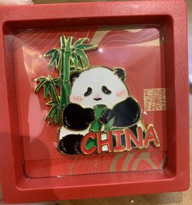 朱炳仁铜 熊猫冰箱贴