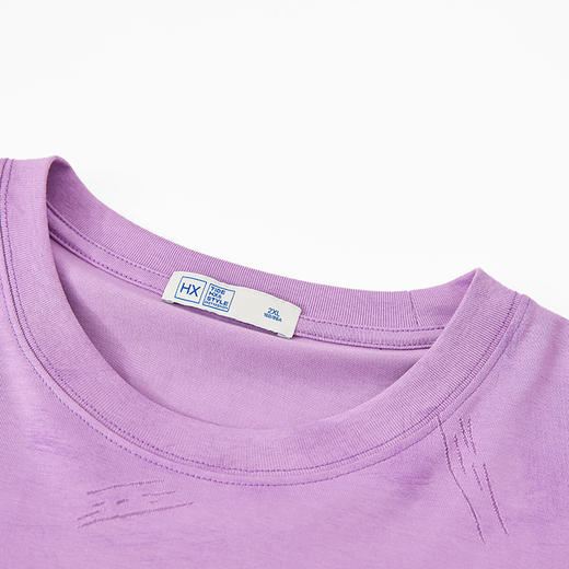 【新品上新】HX 夏季圆领短袖微宽松T恤C102520171101/02 商品图4