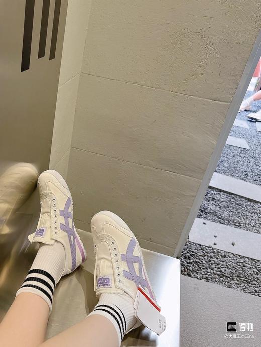 鬼塚虎 MEXICO66官方帆布懒人鞋一脚蹬MEXICO PARATY 休闲鞋 商品图2