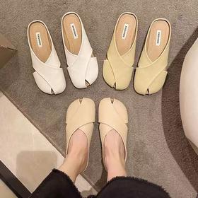 气质交叉单鞋夏季｜开口透气、清爽柔软百搭