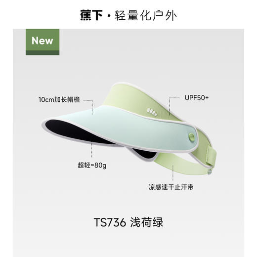 【25年新品】蕉下儿童轻薄天际防晒帽TS736 商品图2