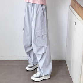 时尚松紧抽绳速干工装裤