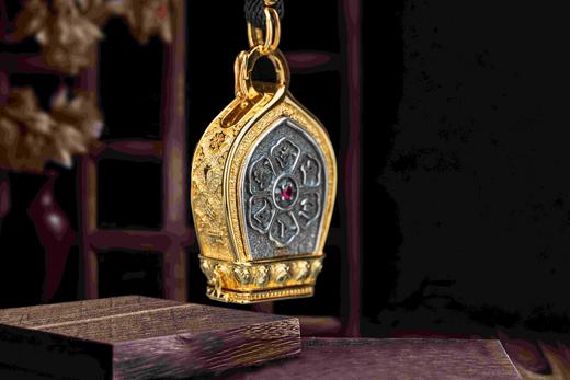 黑财尊吊坠（镀18k金） 商品图2