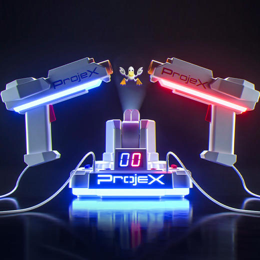 【美国NSI】Projex投影对战游戏机儿童节礼物星战飞碟鸭【臻享版套餐19个投影卡片】 商品图2