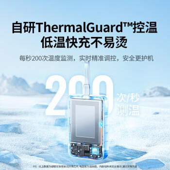 绿联【3C认证可上飞机】充电宝自带线20000毫安30W快充 大容量小巧移动电源 适用苹果iPhone17小米华为 商品图4