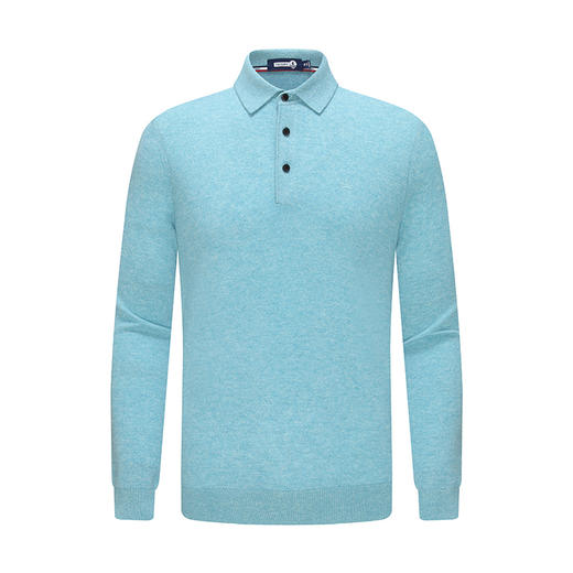 纳维凯尔Navigare意大利小帆船春季新款羊绒衫男翻领毛衣打底衫长袖针织衫 1137020011 商品图1
