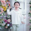 熳洁儿  男女童7分袖可爱简约家居服95棉睡衣小中大童23253603/23203662 商品缩略图0