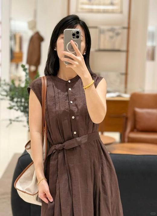 【高品质私服】【IC苎麻平纹布中长连衣裙】G1393【无标出货 介意慎拍】-CC 商品图7