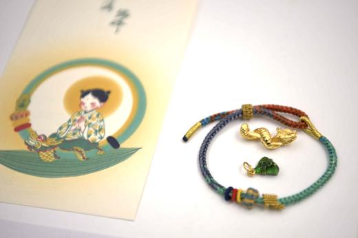 正安 小满·端午节日节气手作 盈和-倒灾葫芦·五色手绳手链手工材料包套装 商品图9