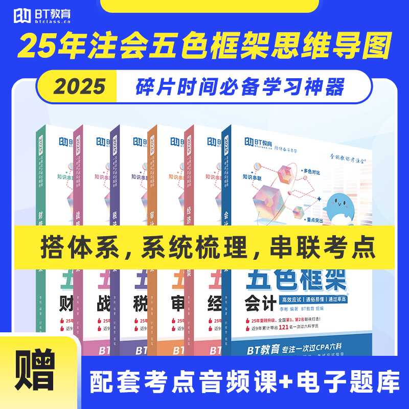【CPA出分季】2025年CPA五色框架注会AI随身学