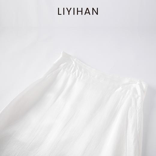 LIYIHAN丨25春新款醋酸直筒中半裙内衬镂空舒适复古气质时尚 商品图1