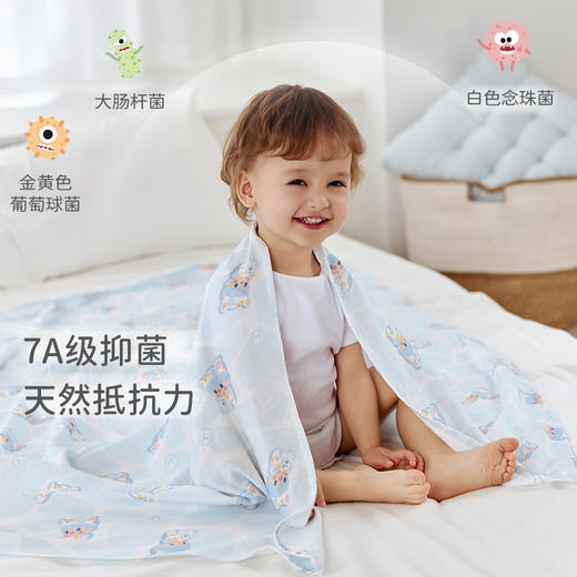 【2025年春夏新品】i-baby泡泡玛特双层纱布抑菌大方巾 商品图2