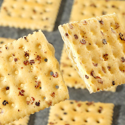 【糕酥精选】猴头菇苏打饼干 黑松露+火腿组合 无反式脂肪 酥脆咸香 每一口都是嚼得到的颗粒感 商品图2