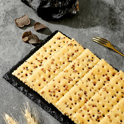 【糕酥精选】猴头菇苏打饼干 黑松露+火腿组合 无反式脂肪 酥脆咸香 每一口都是嚼得到的颗粒感 商品图7