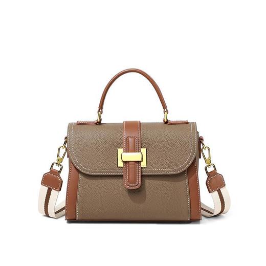 【预售3天】2025新款斜挎包百搭撞色手提包时尚女包9215-D 商品图4