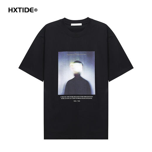 【新品上新】HX 夏季圆领短袖微宽松T恤Z102520066101/02 商品图11
