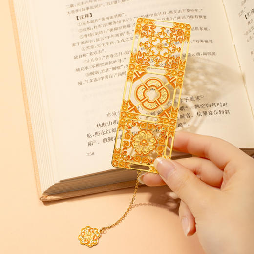 【故宫书签】天花纹样金属书签古典中国风博物馆文创毕业礼物伴手礼 商品图3