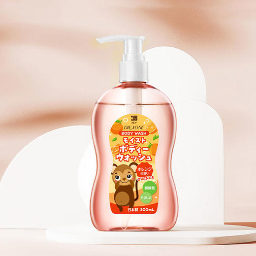 日本进口蝶印儿童倍润沐浴露（香橙味）300ml 商品图4