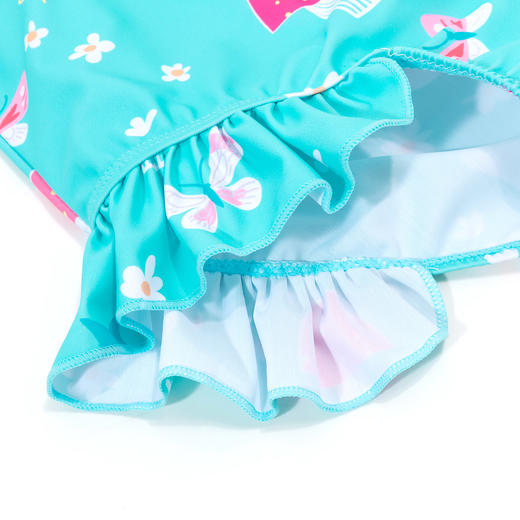 贝贝怡夏季新款女童连体泳衣套装ZB5DP023 商品图3