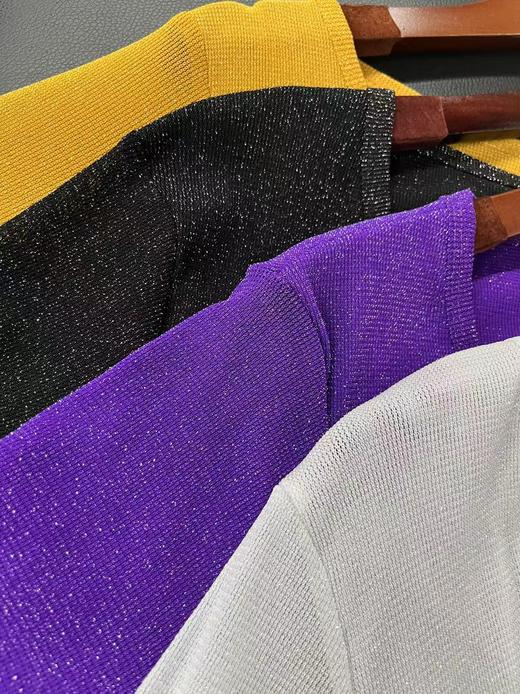 超值购【诗铭洛可】0535 针织短袖星空细闪上衣A15-1 商品图6