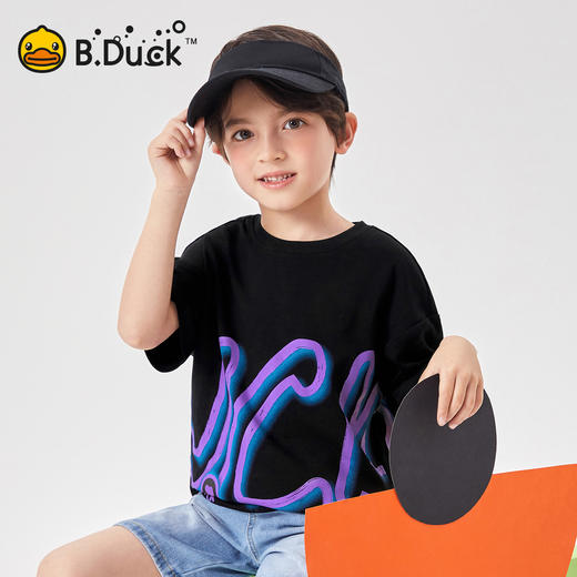 B.Duck小黄鸭童装夏季短袖T恤110-150 BF2501905 商品图3