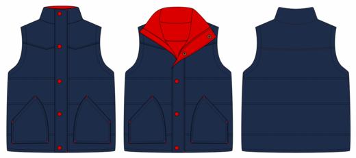 城新小学-棉背心（温馨提醒：此棉背心不含校徽，徽标需单独购买哦~） 商品图0