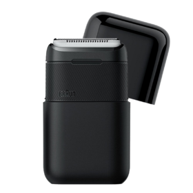 6903148338704 博朗Braun 博朗迷你剃须刀电动男士小巧便携往复式双刀头刮胡刀送男友礼盒装