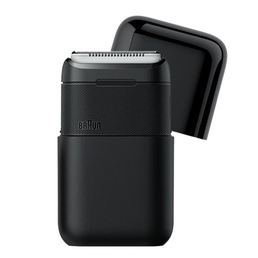 6903148338704 博朗Braun 博朗迷你剃须刀电动男士小巧便携往复式双刀头刮胡刀送男友礼盒装 商品图0