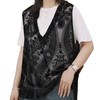 雀说法式提花蕾丝马甲春夏女时尚百搭新中式蕾丝背心叠穿设计感植绒AL 商品缩略图0