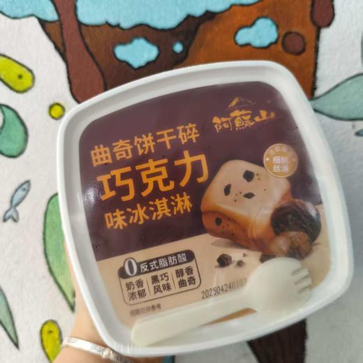 阿苏山曲奇饼干碎巧克力口味冰淇淋 商品图0
