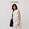 LIYIHAN清月鹊  高密长绒棉设计感多口袋廓形连衣裙立体层次感 商品缩略图1