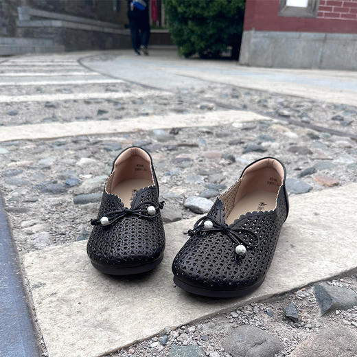 内联升女鞋女式牛皮休闲鞋4314C 商品图5