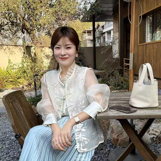 【不退不换】【现货】良木礼真丝国风马甲（3544） 商品图0