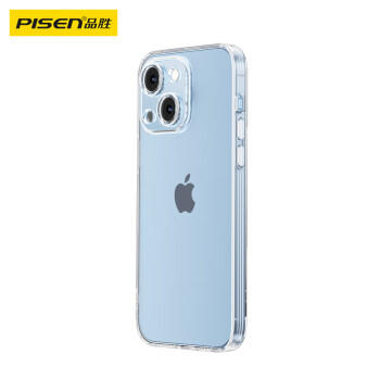 品胜 适用苹果14手机壳 iphone14手机壳防摔保护套镜头防护抗指纹网红男女款简约软壳  透明 商品图3