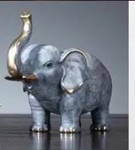 朱炳仁铜 福禄双象（小）（8#抬头象） 商品图0