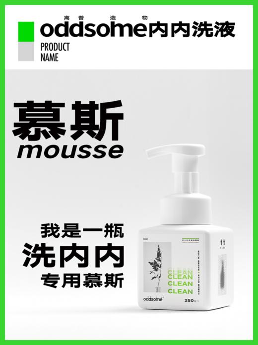 oddsome内内洗液｜慕斯洁净｜250m|免浸泡5分钟快洗｜高浓度复合酶血渍克星｜微米级慕斯深入纤维 商品图0
