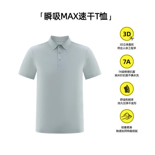 瞬吸MAX速干T恤圆领男女同款  /POLO衫 商品图3