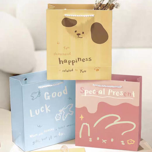 高颜值浪漫中号24.4×19.4×9.7cm礼品袋手提袋 商品图0