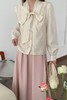 Le Malene 清新甜美蝴蝶结上衣高腰半裙套装 20149 商品缩略图5