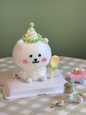 自嘲熊小立体蛋糕