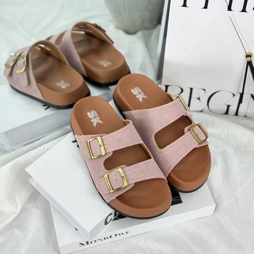 小众勃肯鞋夏季新款复古软底休闲百搭外穿凉拖鞋809 商品图2