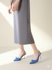 Westory2025年夏季尖头高跟后空单鞋软羊皮通勤空凉鞋W25AH59271 商品缩略图7