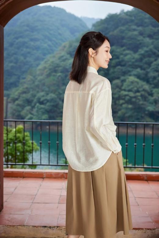 ANSUABEL 新中式暗纹提花盘扣上衣 20146 商品图2