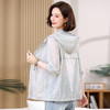 雀说轻薄防晒衣女外套新款休闲连帽印花薄款透气防晒服AL5501 商品缩略图2