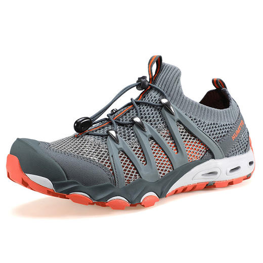 【新品198秒杀！】悍途（HUMTTO）新款户外溯溪鞋男透气排水耐磨防滑夜光抽绳鞋带徒步鞋 620829A/B 商品图1