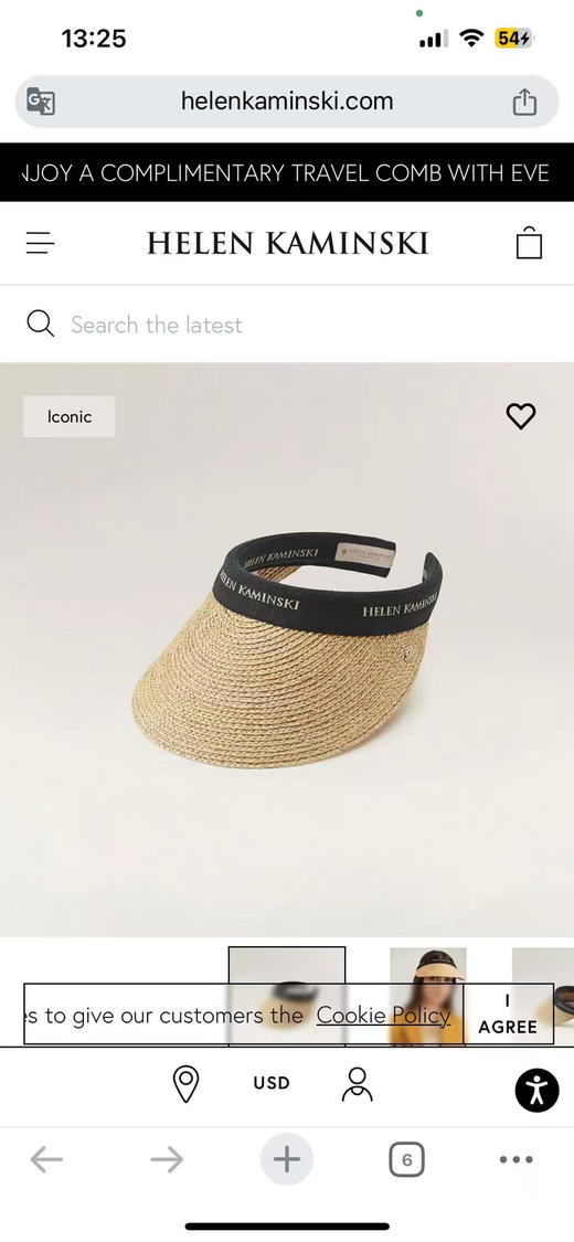 韩单正品 helen kaminski贵妇草帽，章若楠同款，今夏必选单品
简单好戴，颜值高，防晒指数50+ 商品图4