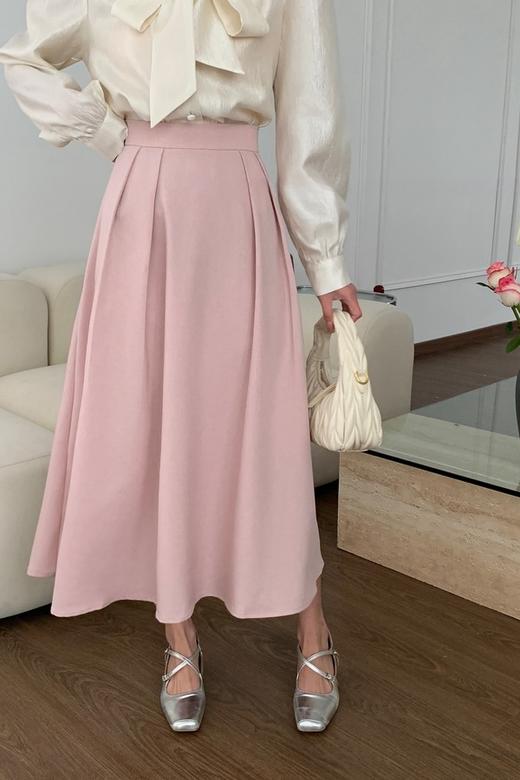 Le Malene 清新甜美蝴蝶结上衣高腰半裙套装 20149 商品图2