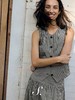 shyshystill/shy202502038/shy202502040/棉质格子套装牛角扣半身裙马甲 商品缩略图4